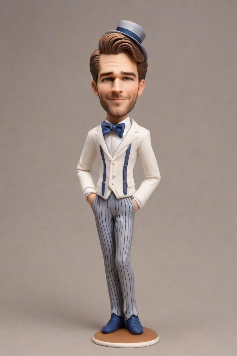 custom Corporate Charm bobblehead,He Just Created His Own Bobblehead Doll! 🎩🤵