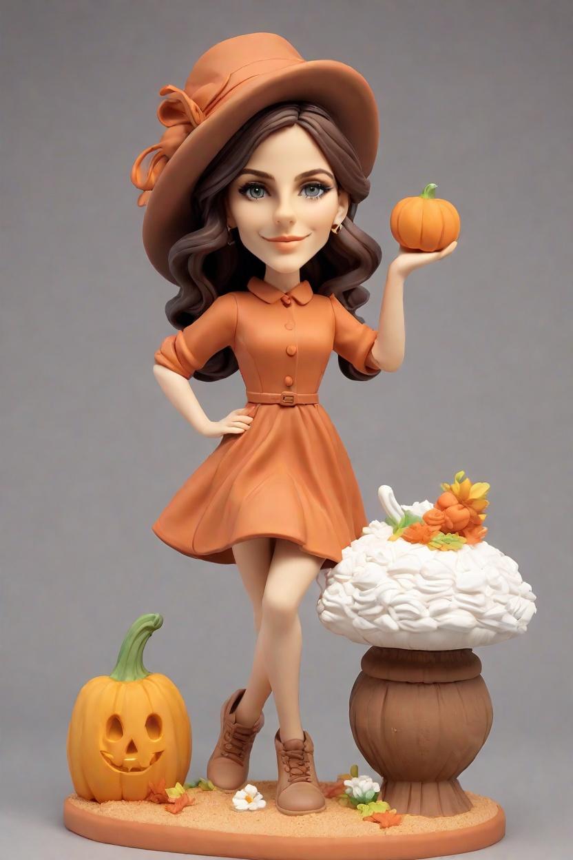 Custom Bobblehead Dolls: The Cheeky Thanksgiving Turkey Tamer,She Made Her Own Bobblehead Doll for Thanksgiving and It’s Hilarious!