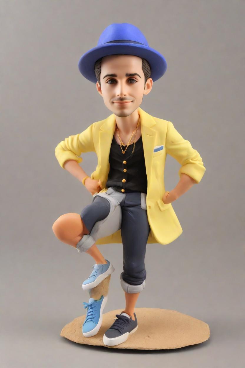 Personalized Bobblehead Dolls: A Trendy Twist on Traditional Figurines,He's Got Swag! Creating My Own Bobblehead Doll with Neon Sneakers and a Playful Wink