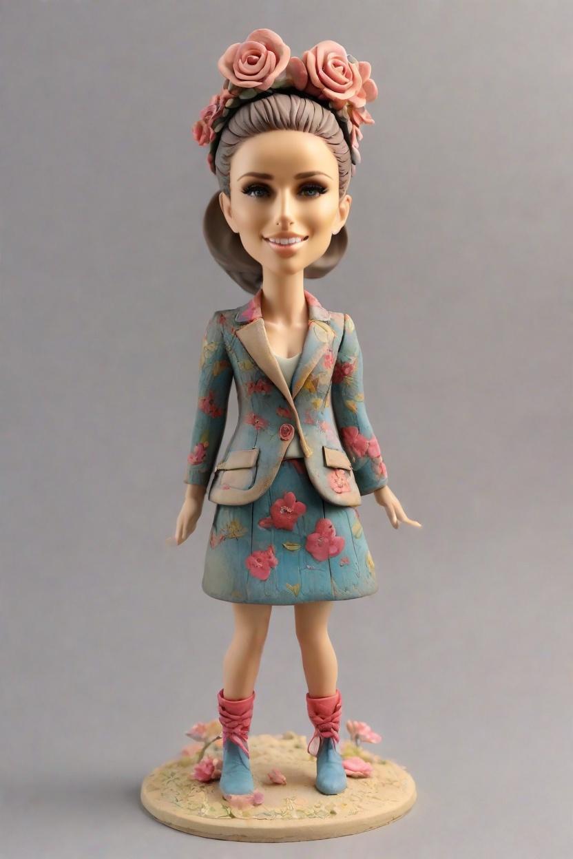 custom Garden Chic Bobblehead,She's Got a Secret: Make Your Own Cheeky Gardener Bobblehead