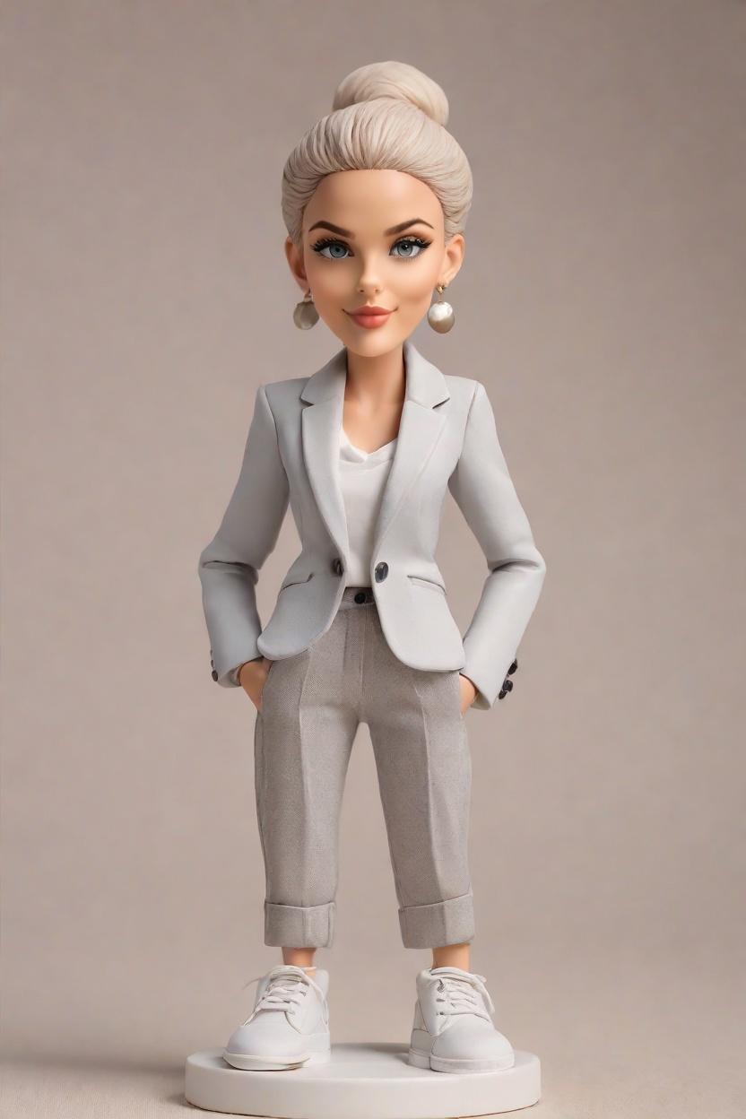 custom Business Empowerment bobblehead,She Created Her Own Confident CEO Bobblehead