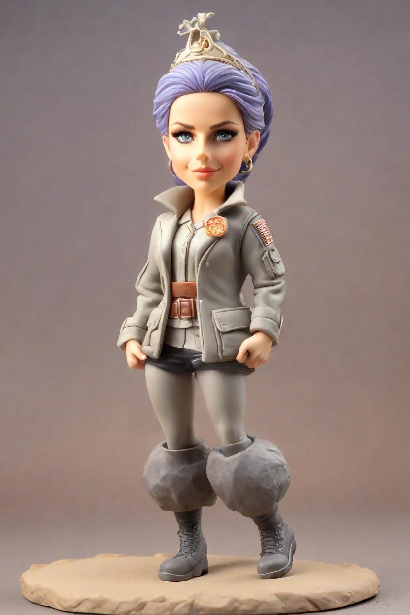 Custom Heroic Firefighter Bobblehead,She Made Her Own Firefighter Bobblehead! 🔥👩‍🚒