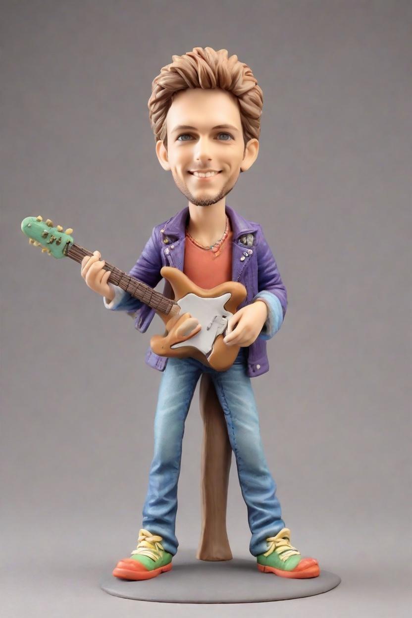 Rock Star Custom Bobblehead: Guitar Legend,He Just Created His Own Jimi Hendrix Bobblehead!
