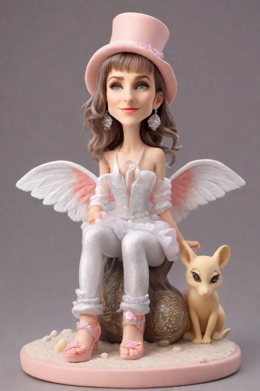 Sassy Fantasy custom Sparkle bobblehead,She's Winking! Make your own Sassy Fantasy Bobblehead
