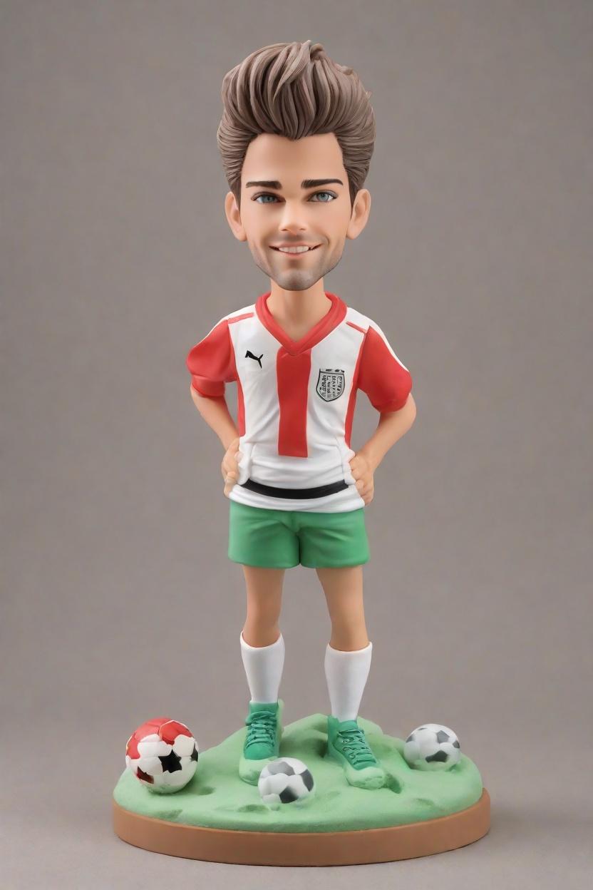Fusion Fashion: Custom Bobblehead Dolls That Blend Soccer and Tutus,When a Soccer Star's Wink Made My Custom Bobblehead Doll the Talk of the Town!
