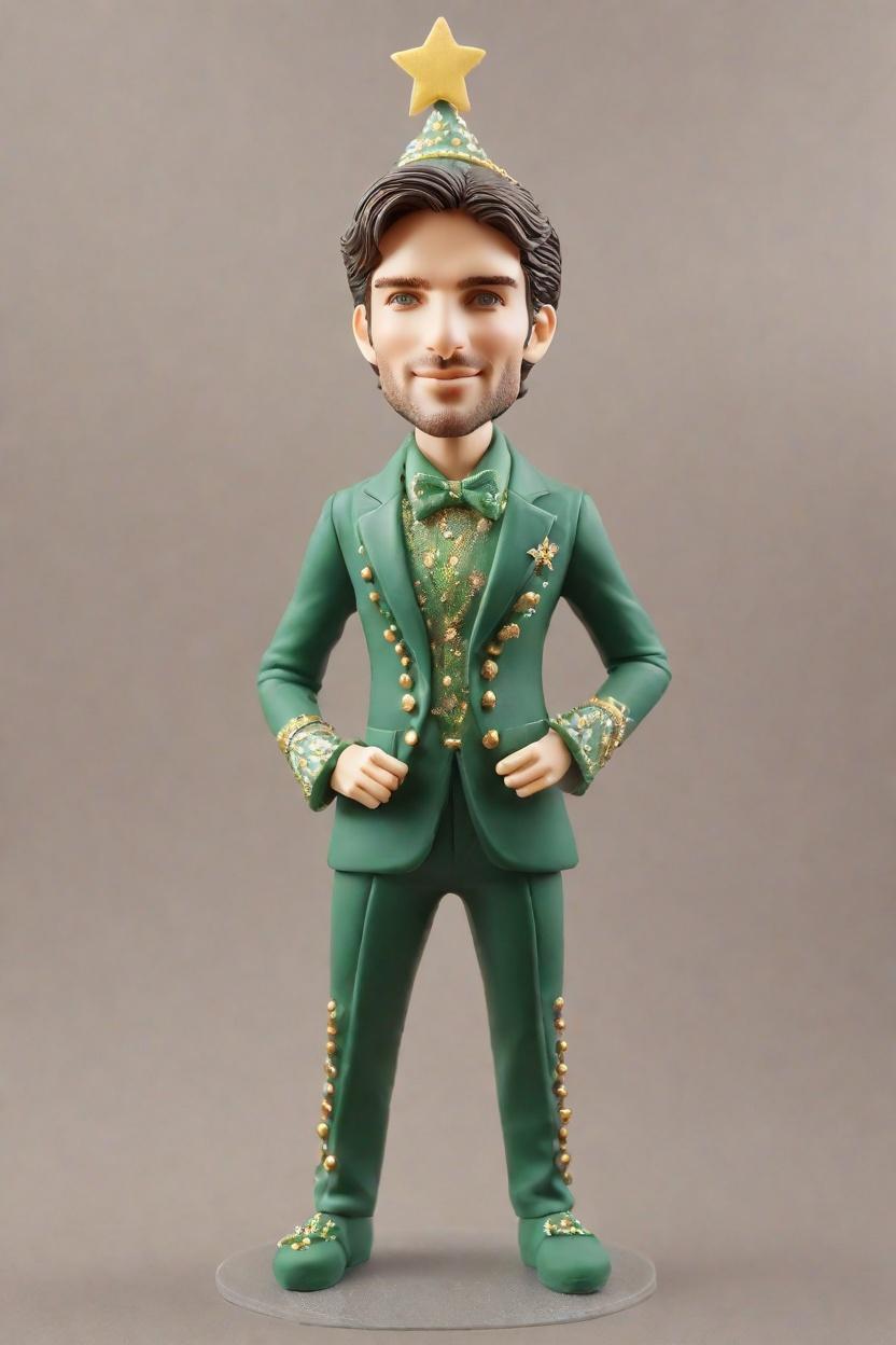 The New Holiday Trend: Bobblehead Dolls Custom-Made for a Seasonal Standout,Unwrapping the Joy: How I Made My Own Bobblehead Doll Dressed as a Christmas Tree
