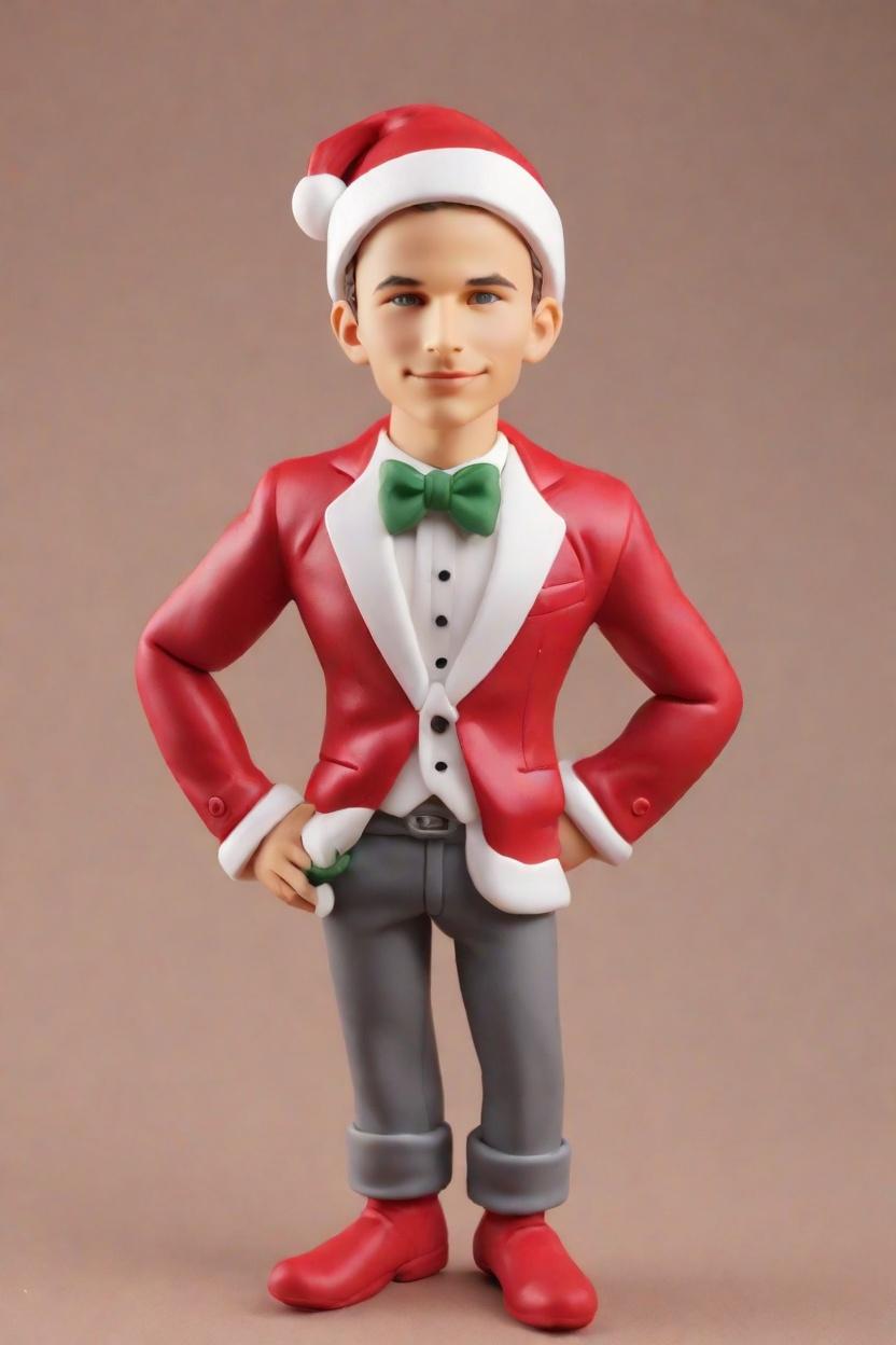 Custom Christmas Cheeky Bobblehead,John Shares His Cheeky Christmas Bobblehead Creation