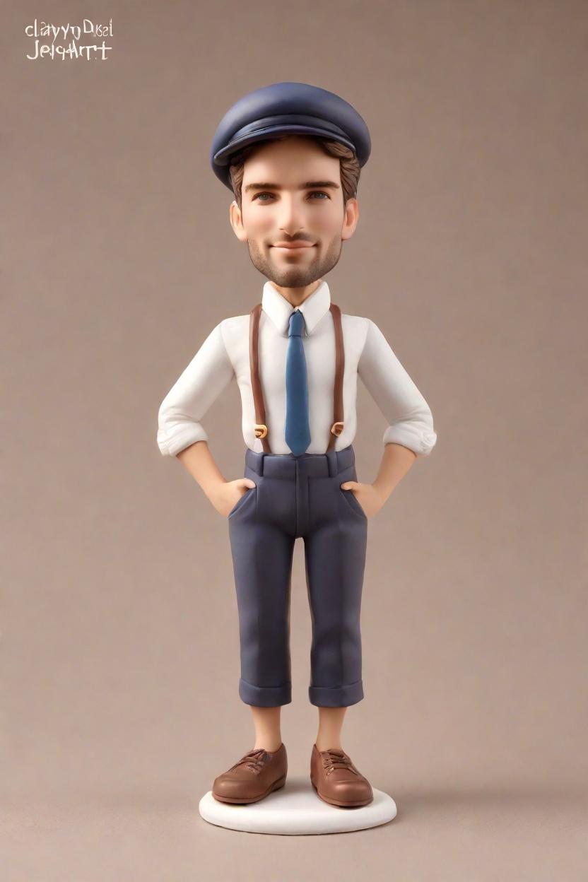 Daddy's Playful Custom Bobblehead,He Made His Own Bobblehead Doll for Baby Shower! 🤣