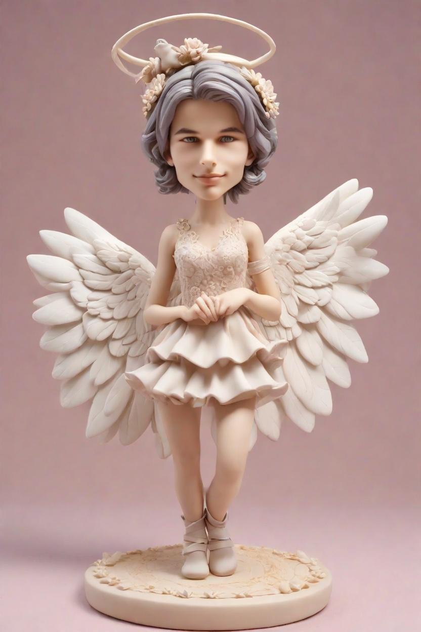 Custom Party Hero Figurine Bobblehead,He Made His Own Bobblehead Doll in a Party Costume!