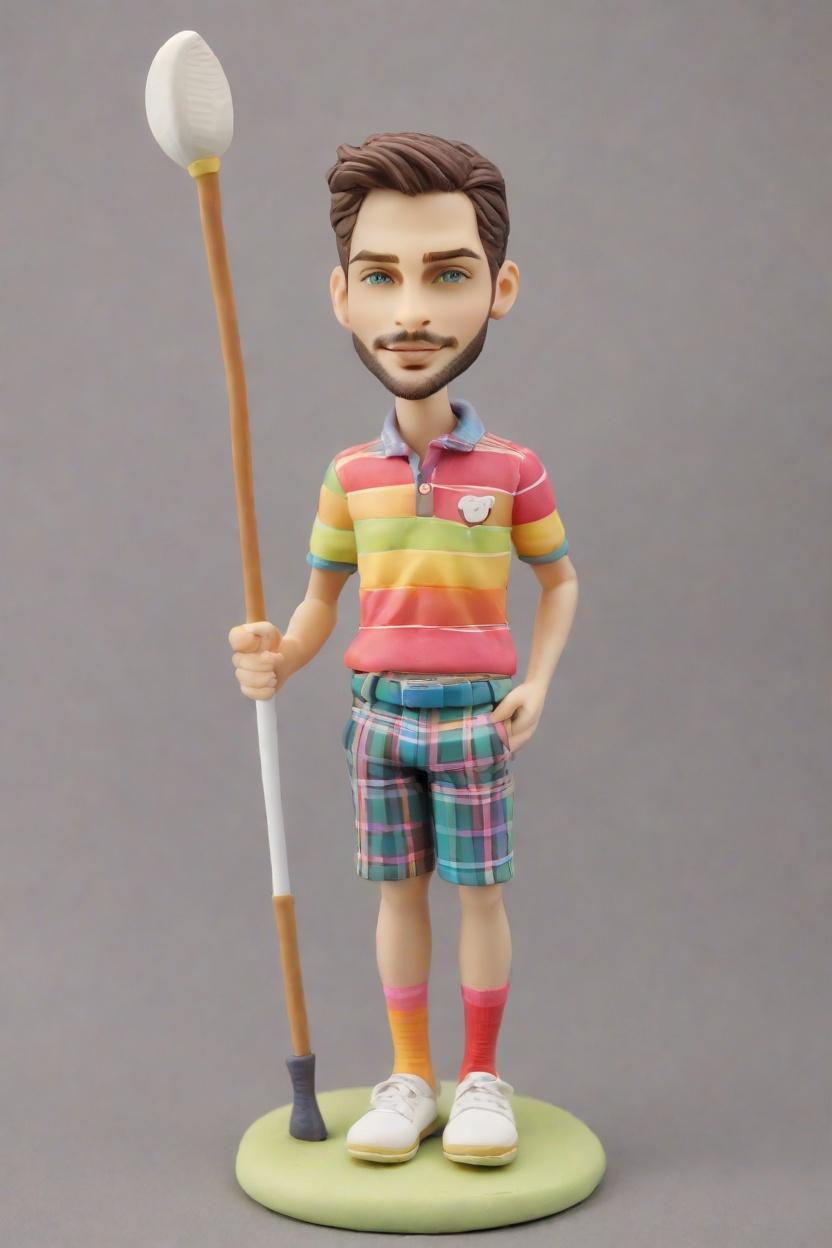 Trend Alert: Personalized Bobblehead Dolls Transform Golfing Wardrobes,He Scored a Hole-in-One with a Bobblehead: Creating Your Own Golfer's Dream