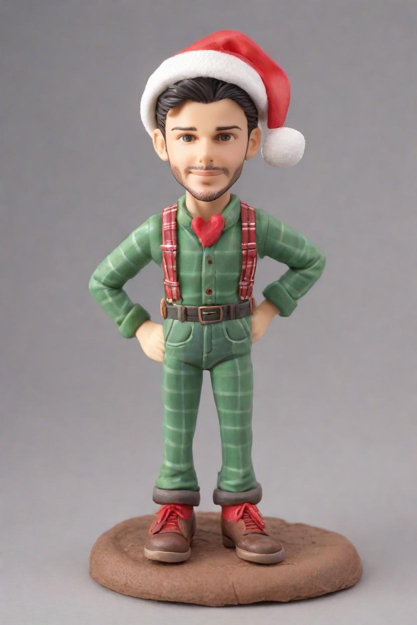 Custom Christmas Joyful Bobblehead,John Shares His Joyful Christmas Bobblehead Creation