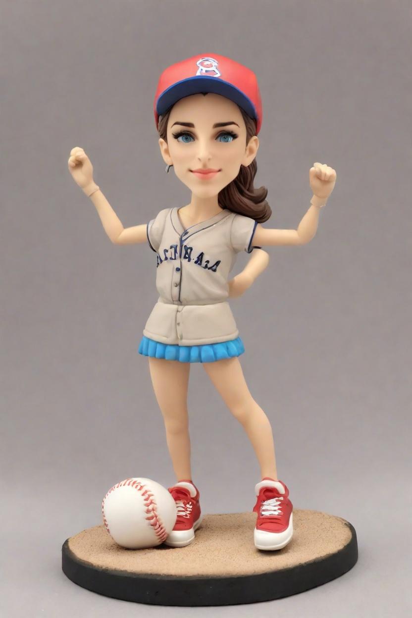Fan's Delight: My Mini-Me in a Baseball Jersey and Tutu,She's Swinging for the Fences and Winking at the Camera!