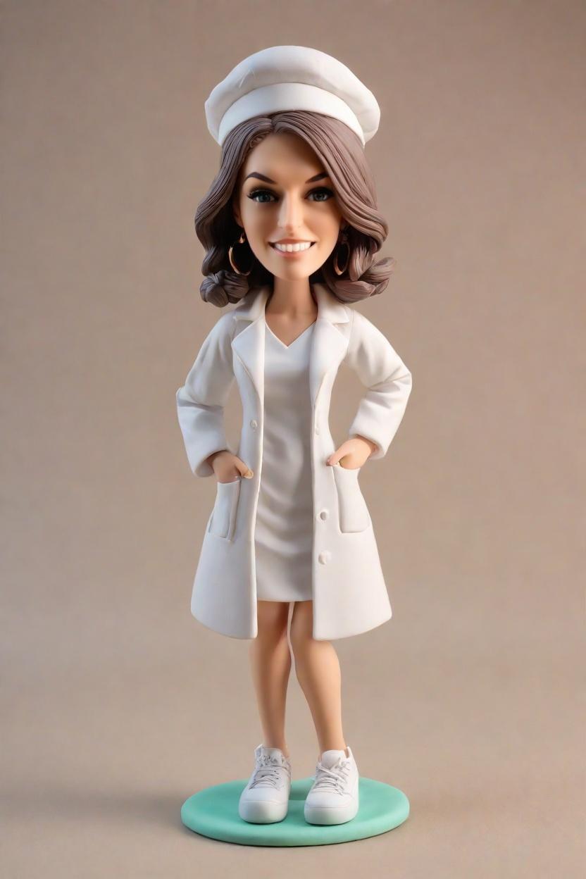 Bobblehead Dolls Custom: The Trendy Twist on Graduation Figurines That's Taking Over!,She Did It! Meet the Graduating Class of 2024's Sneaker-Clad Star with a Bobblehead Twist!