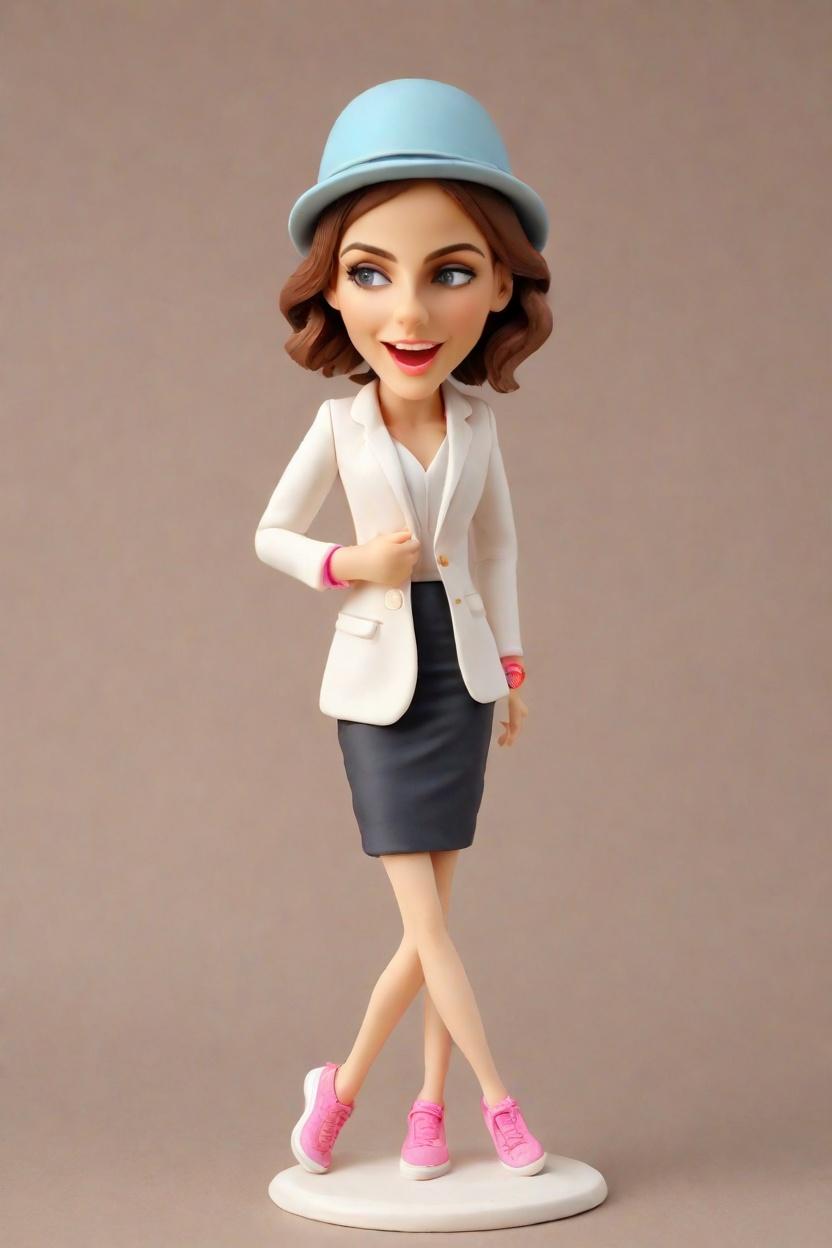 Personalized Bobblehead Dolls: The Chic Blazer Trend That's Taking Over,She's Got Swag! Creating Her Own Bobblehead Doll to Celebrate a Milestone