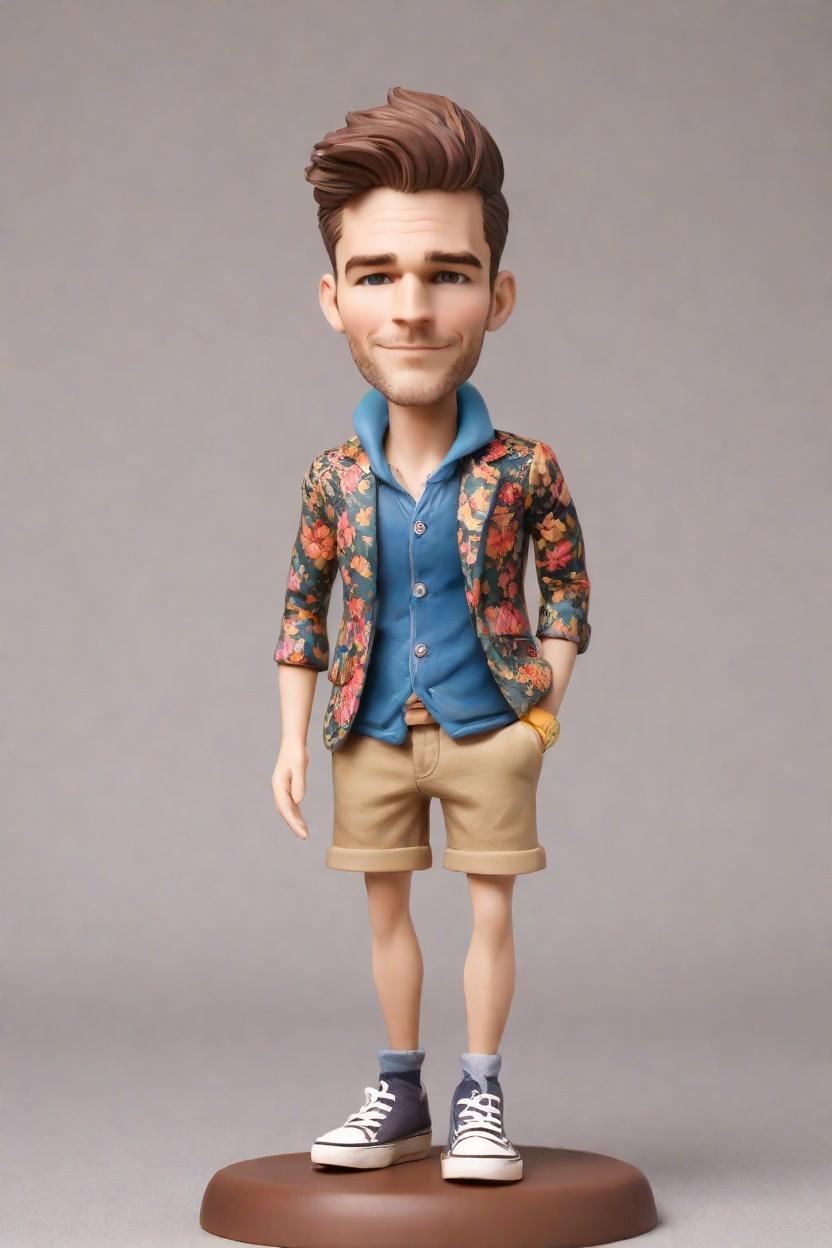 Discovering the Art of Custom Bobblehead Dolls: A Trendy Twist on Personalized Gifts,Unlocking the Secret to Personal Style: Creating Your Own Bobblehead Doll in Floral Blazer
