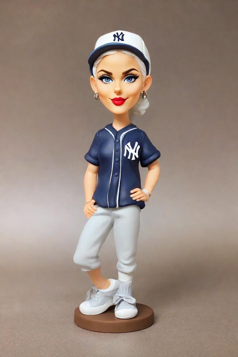Custom Sports Heroine Bobblehead,She Nailed It: My Personalized Yankees Bobblehead