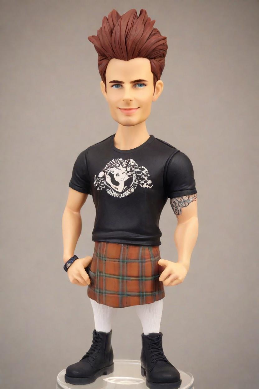 Custom Punk Rocker Bobblehead,John Just Created His Cheeky Punk Bobblehead! 🤘