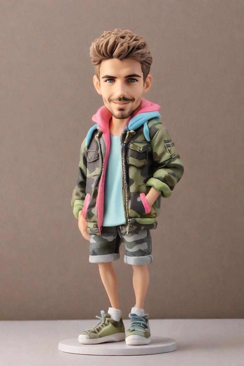 Custom Gamer Style Bobblehead,John Shares His Epic Fortnite-Inspired Bobblehead