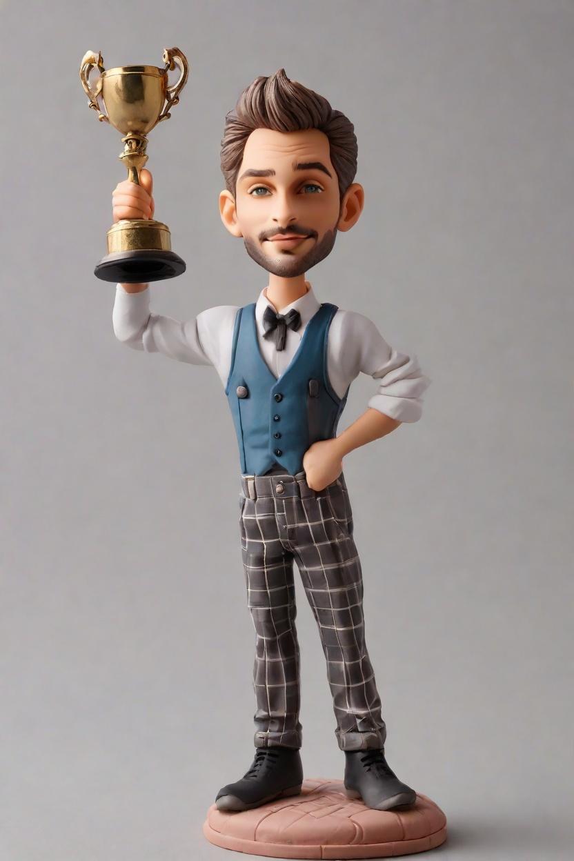 The Art of Celebration: How Custom Bobblehead Dolls Are Revolutionizing Award Season,He Did It! Meet the Man Behind the Neon-Lit Bobblehead Trophy Holder