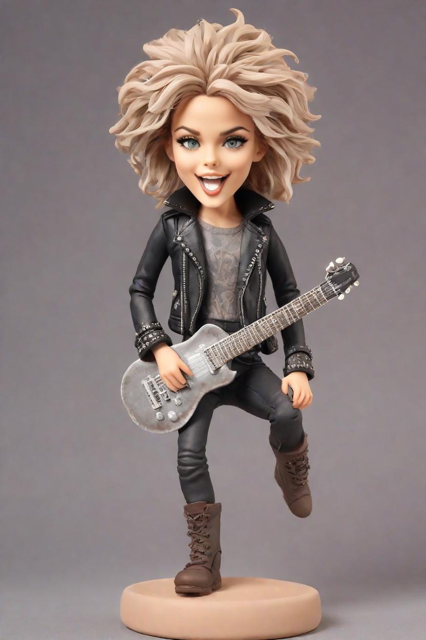 Fusing Fashion with Rock: Discovering the Custom Bobblehead Dolls Trend Among Music Enthusiasts,She's Strumming to Metallica: How I Created My Own Bobblehead Doll and Became a Social Media Sensation
