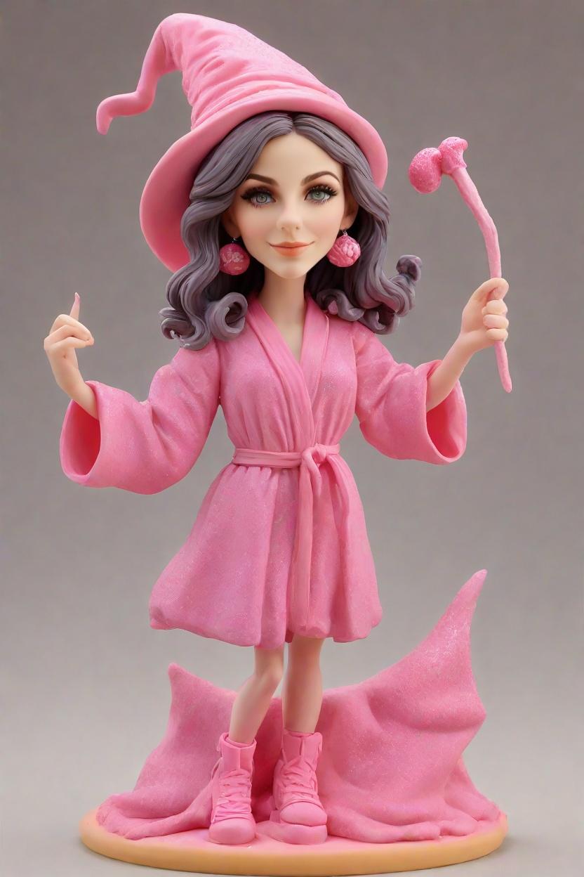 custom Halloween Witchy Bobblehead,She Created a Spellbinding Halloween Bobblehead!