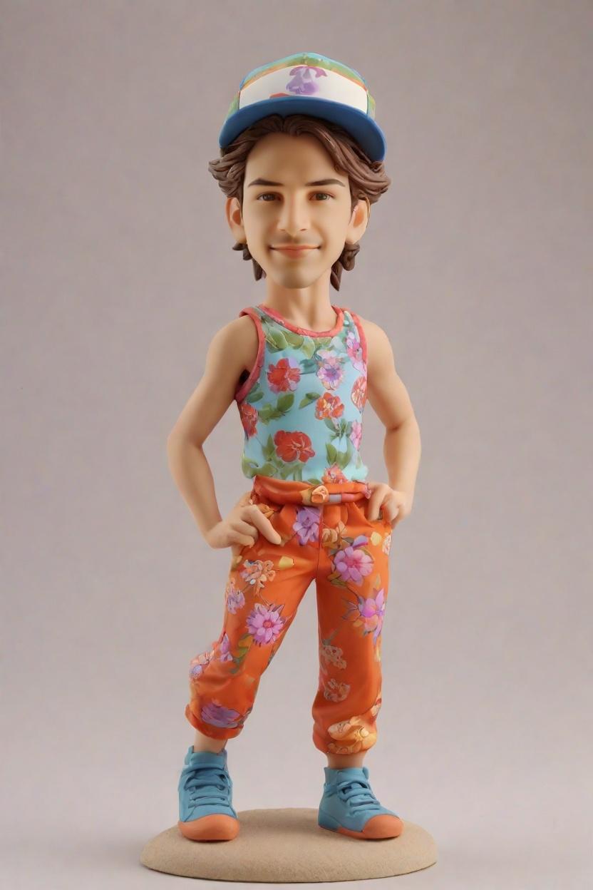 Custom Yoga Warrior Bobblehead,John Shares His Yoga Journey with a Custom Bobblehead