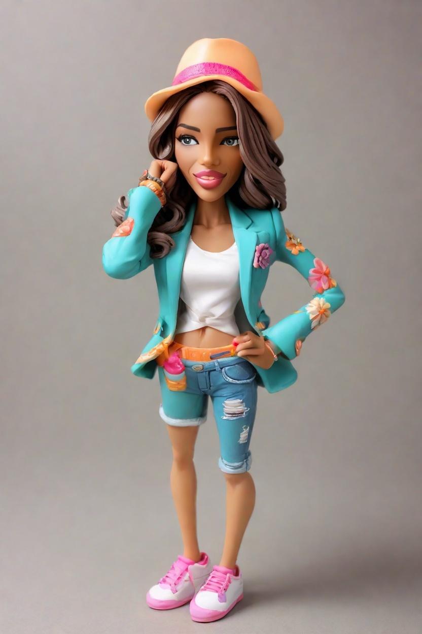 custom Entrepreneurial Confidence bobblehead,She's Crushing It: Make Your Own Bobblehead Doll