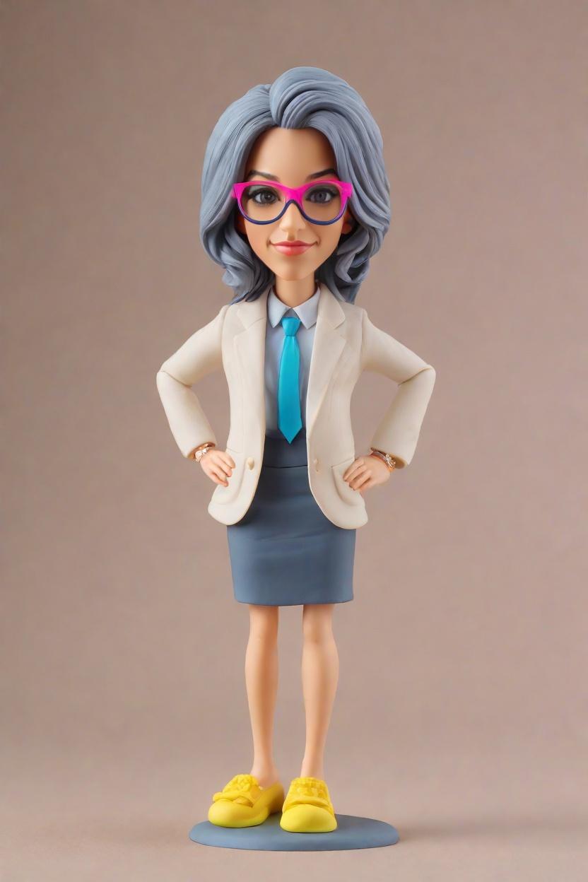 Discover the Trend: Chic Executive Bobblehead Dolls Take Over the Office!,Meet My New Desk Buddy: A Quirky, Confident Nodding Bobblehead That's All Me!