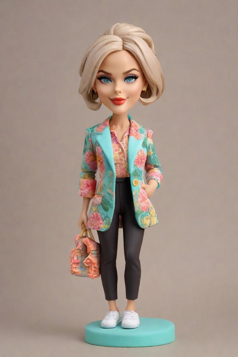 Sassy Stance, Sizzling Style: The Rise of the Female Bobblehead Trend,Unleash Your Inner Sass with a Custom Bobblehead Figurine