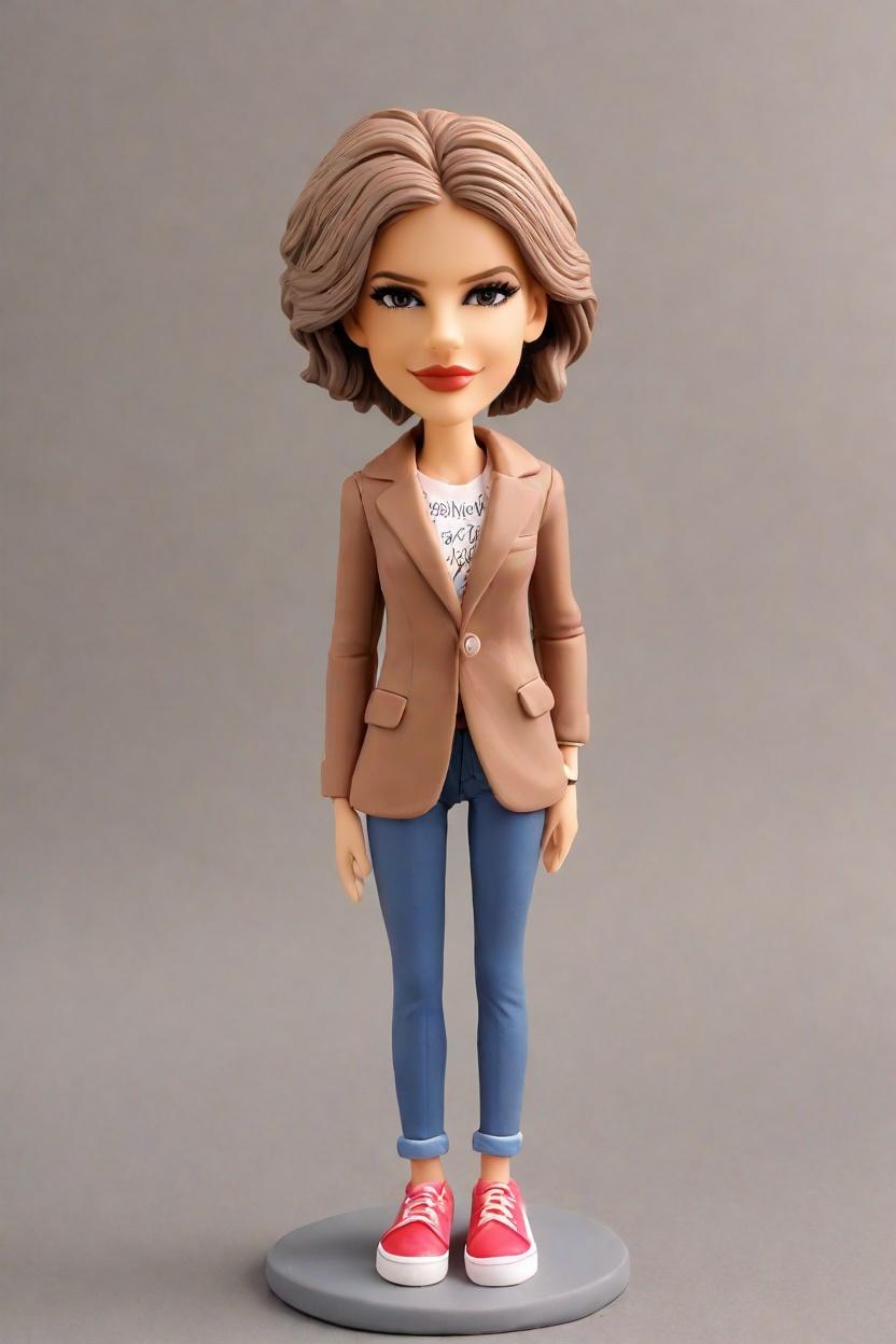 custom Business Chic bobblehead,She Created a Chic Business Bobblehead!