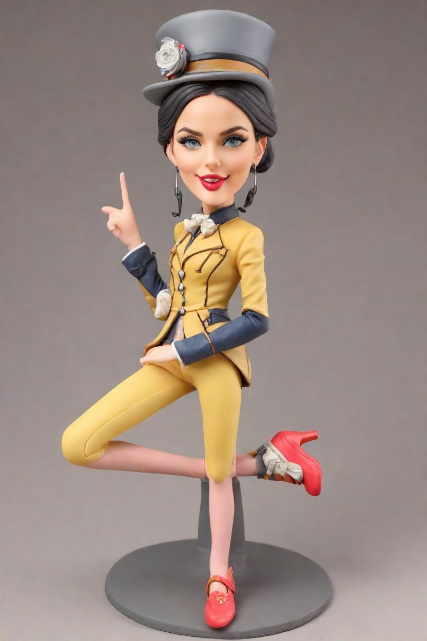 Custom Sassy Stance Bobblehead,She's Kicking It! Create Your Own Sassy Bobblehead Doll