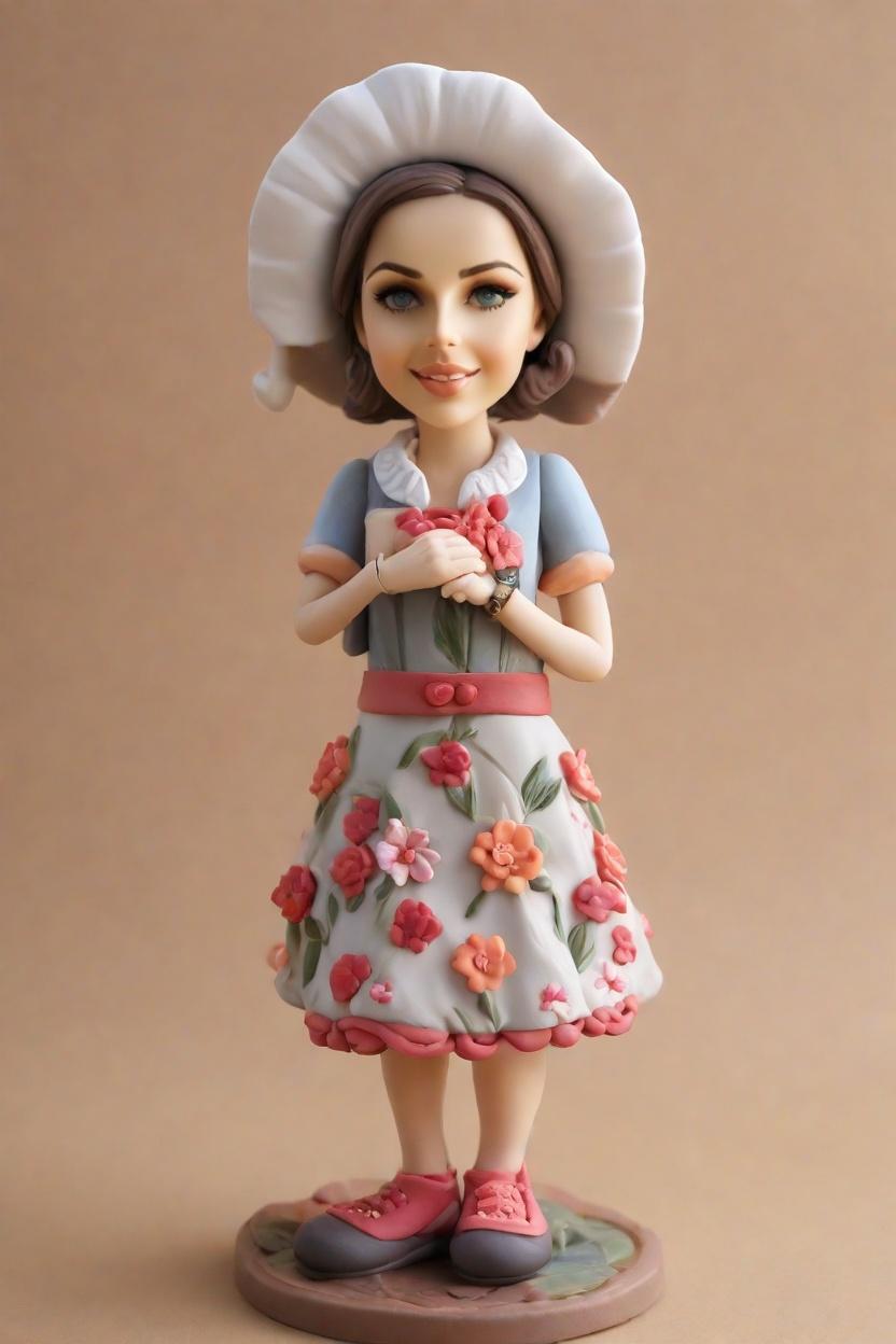 Custom Thanksgiving Cheeky Bobblehead,She Created a Hilarious Thanksgiving Bobblehead