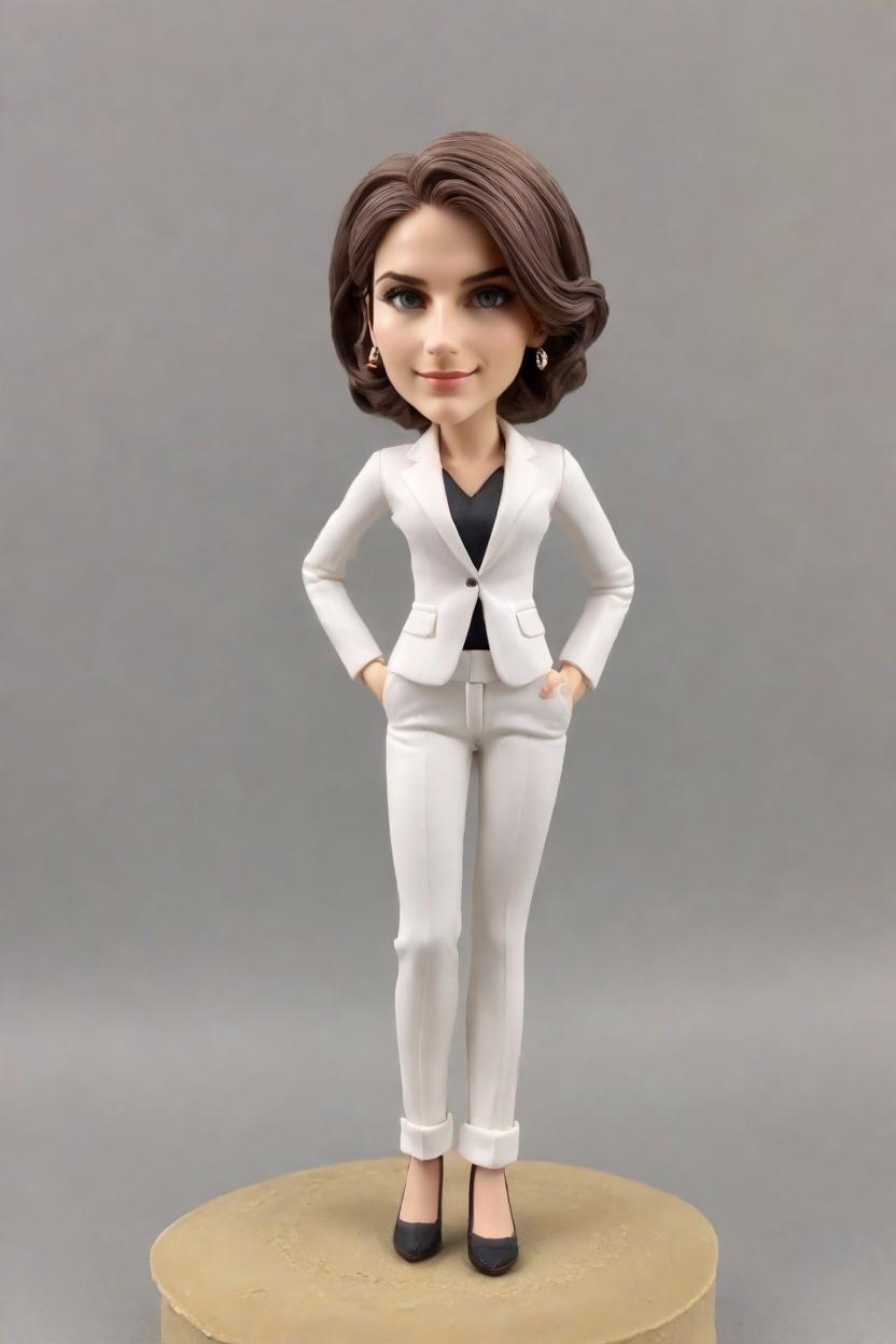 Custom Corporate Chic Bobblehead,She's Crafted Her Chic Bobblehead!