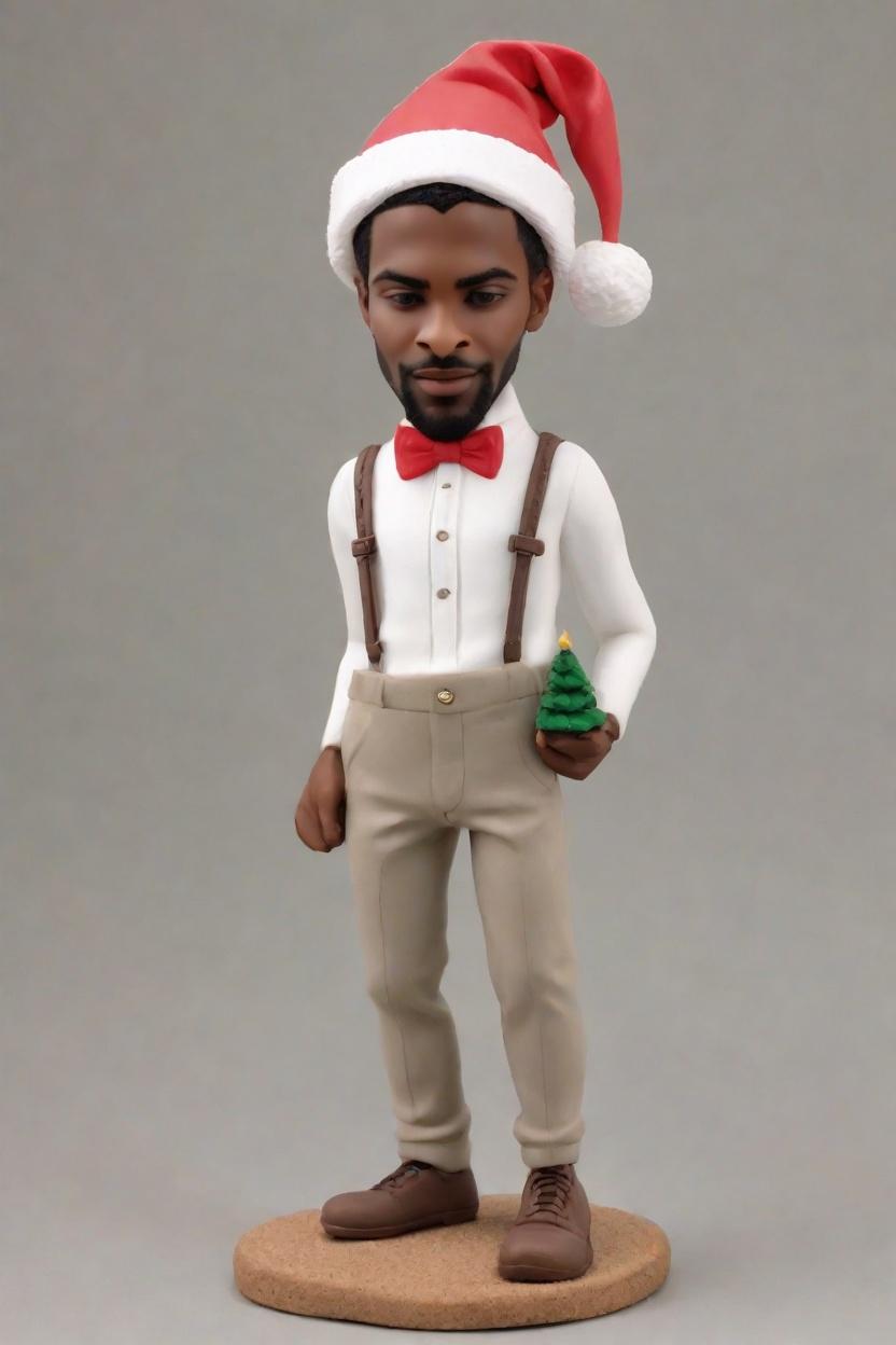 Spotlight on Festive Fashion: The Bobblehead Trend That's Taking Over,Santa's Playful Sidekick: Unboxing the Ultimate Holiday Figurine