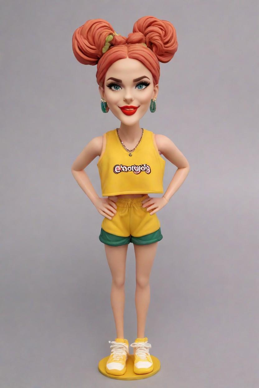 Sporty Fun Custom Bobblehead,She’s Got Game: Create Your Own Bobblehead Doll