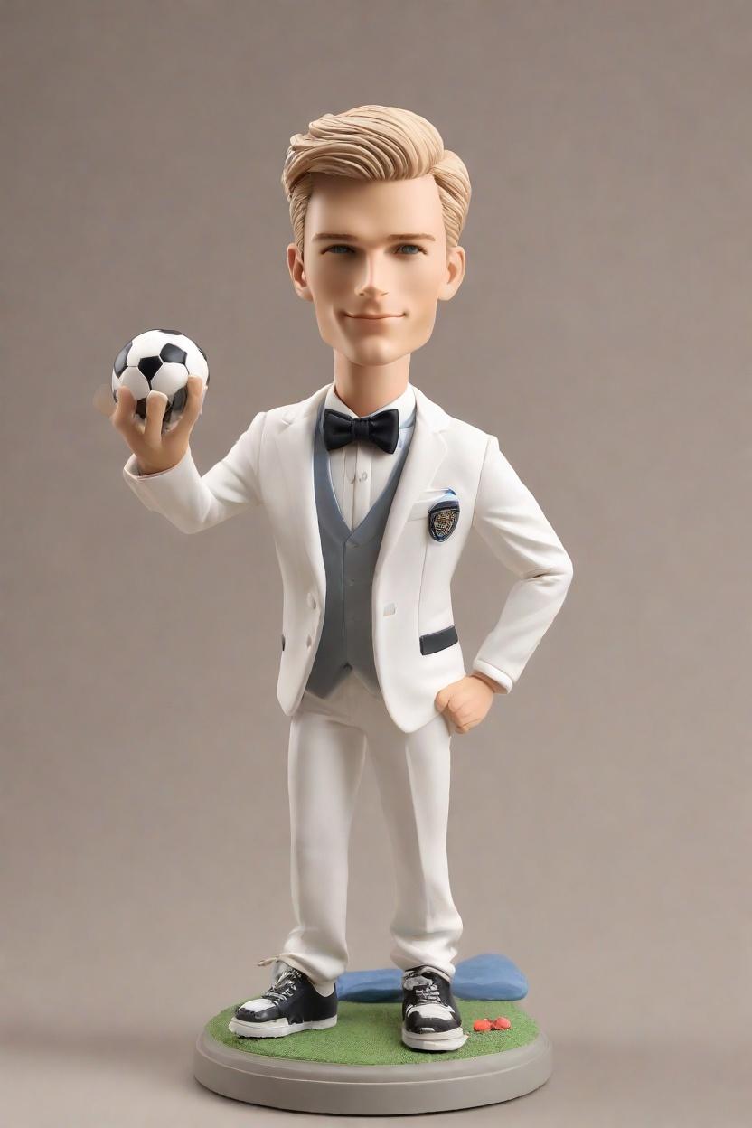 Custom Soccer Victory Bobblehead,He Made His Own Bobblehead Doll After Copa America Final!