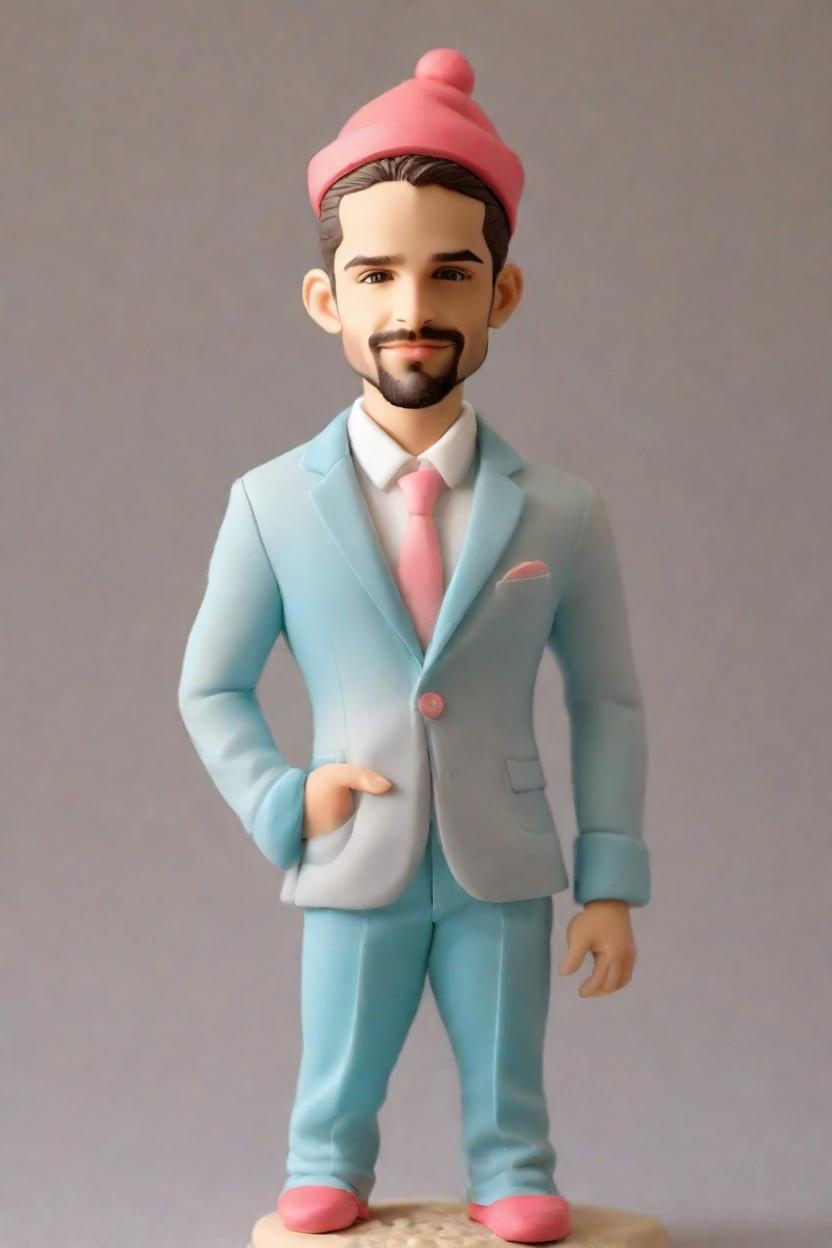 Fusing Fashion and Fun: The Rise of Bobble Head Dolls Custom in the World of Trendsetting,Meet Jake's Neon-Infused Bobblehead: A Casual Lean with a Playful Wink That Went Viral!