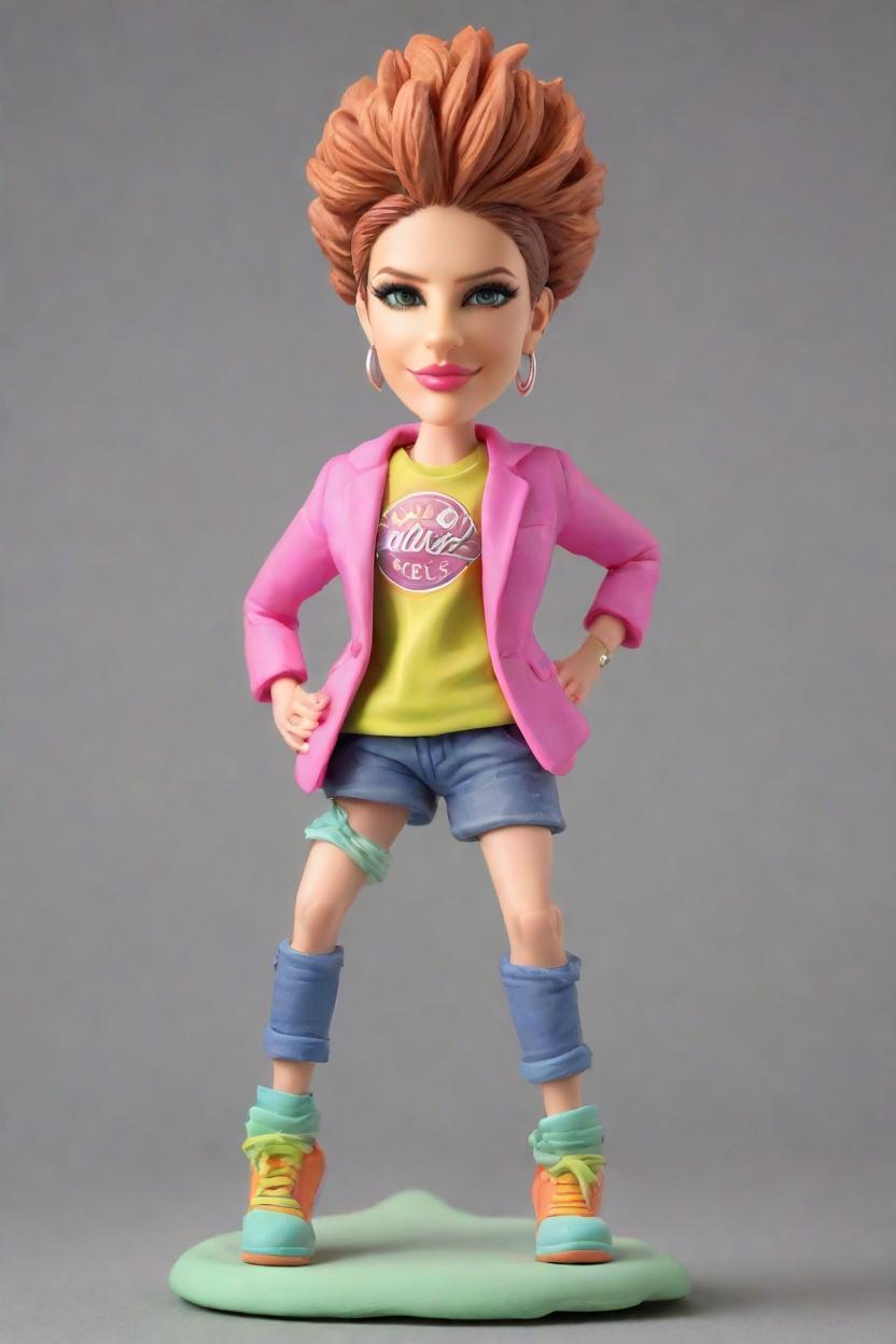 custom Leadership Recognition bobblehead,She's Unstoppable: Make Your Own Bobblehead Doll