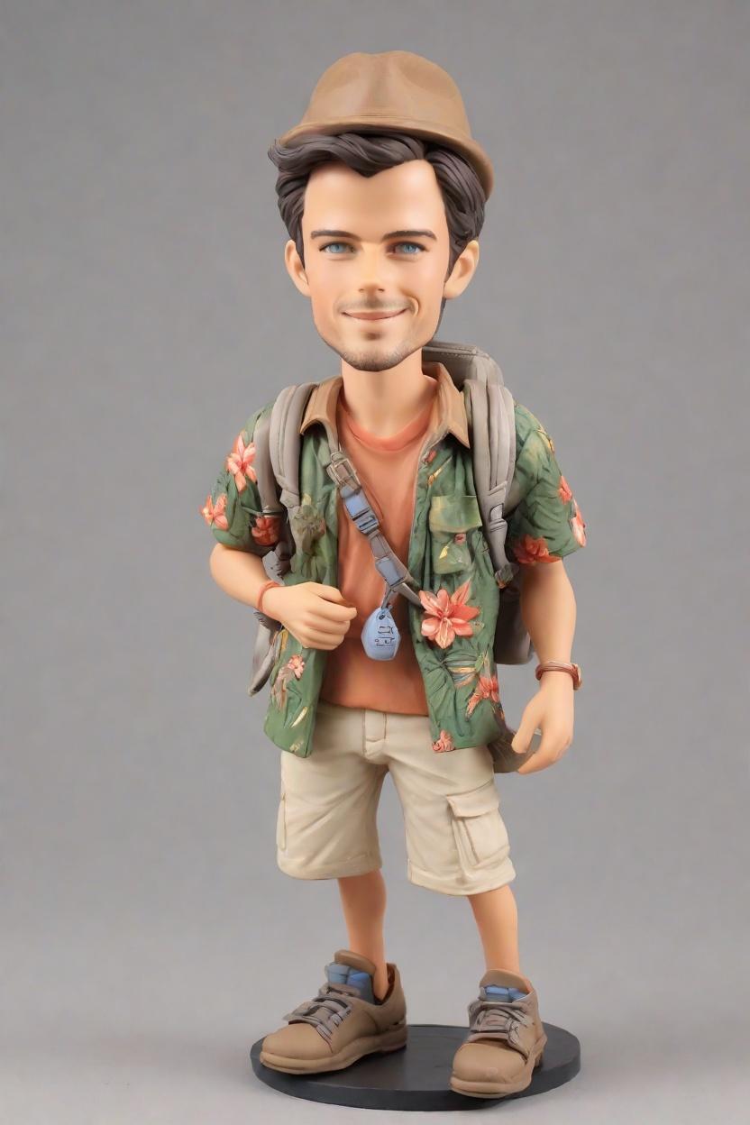 Discovering the Bobblehead Explorer: A Trendy Traveler's Must-Have,He's Got the World on a String: A Travel Enthusiast's Mini-Me Story