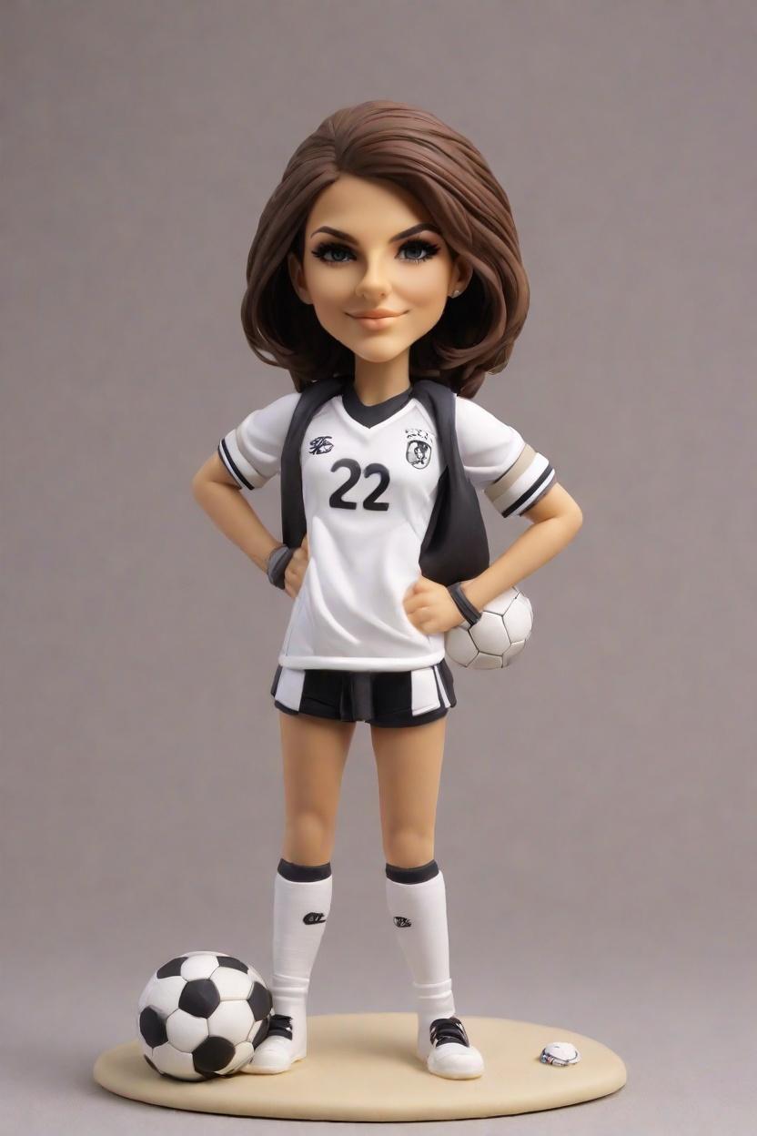 Soccer Celebration Custom Unique Bobblehead,She's Got Game: Creating My Own Cheerleader Bobblehead
