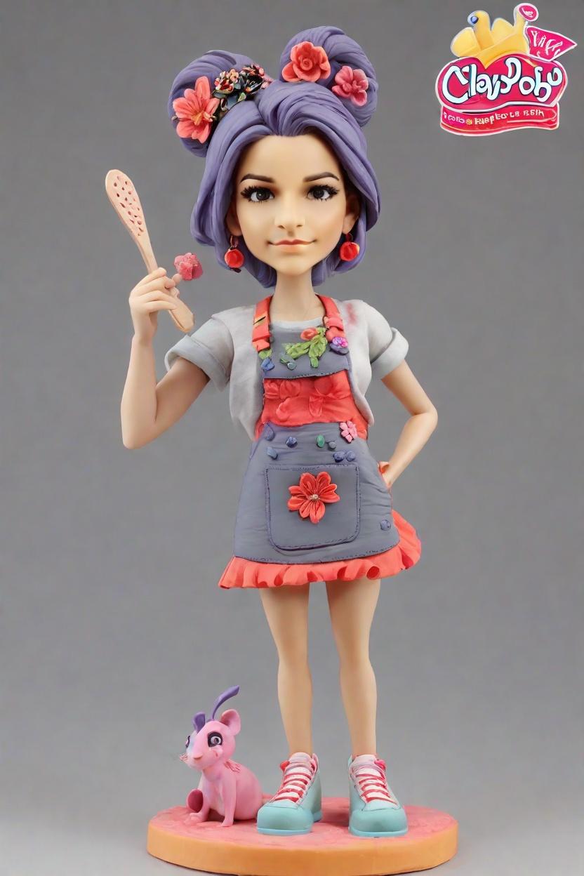 The Ultimate Gift for Bobblehead Enthusiasts: A Punk Rock Chef Figurine,She's Cooking Up More Than Just Meals: My Girlfriend's Playful Chef Bobblehead