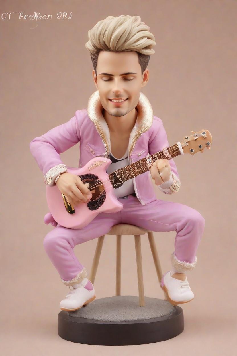 custom Rock Star bobblehead,John's Epic Rocker Bobblehead Creation
