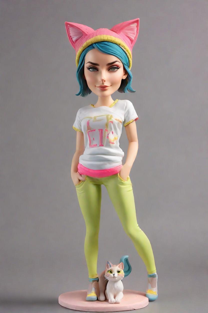 Sassy Stance, Chic Anime-Inspired: Custom Bobblehead Dolls That Turn Heads,Meet My New Bestie: I Just Created My Own Sassy Anime-Style Bobblehead Doll! 🎨✨