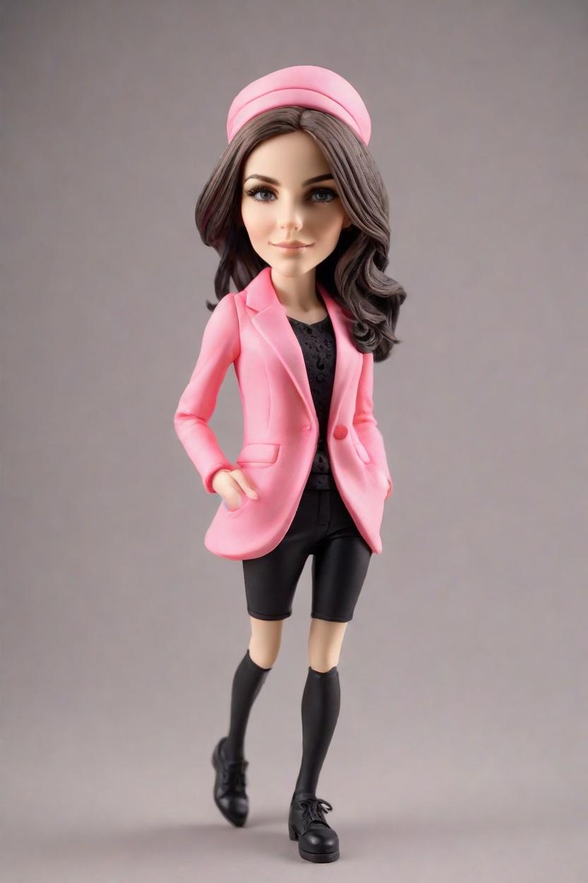 Personalized Custom Bobbleheads: A New Trend for Unique Fashion Statements,She's Got Swag! Creating My Own Bobblehead Doll in Neon Pink Blazer
