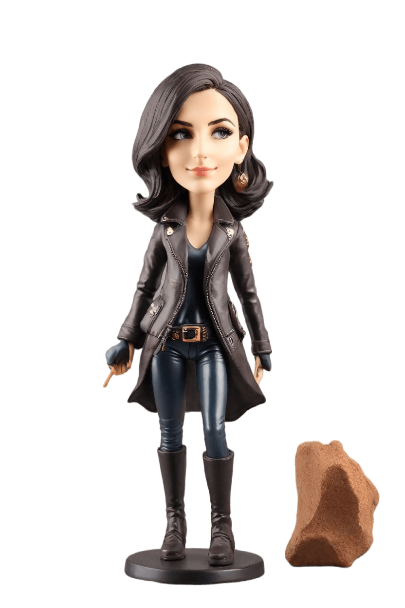 Custom Heroic Female Bobblehead,She Made Her Own Superhero Bobblehead Doll! 🦸‍♀️