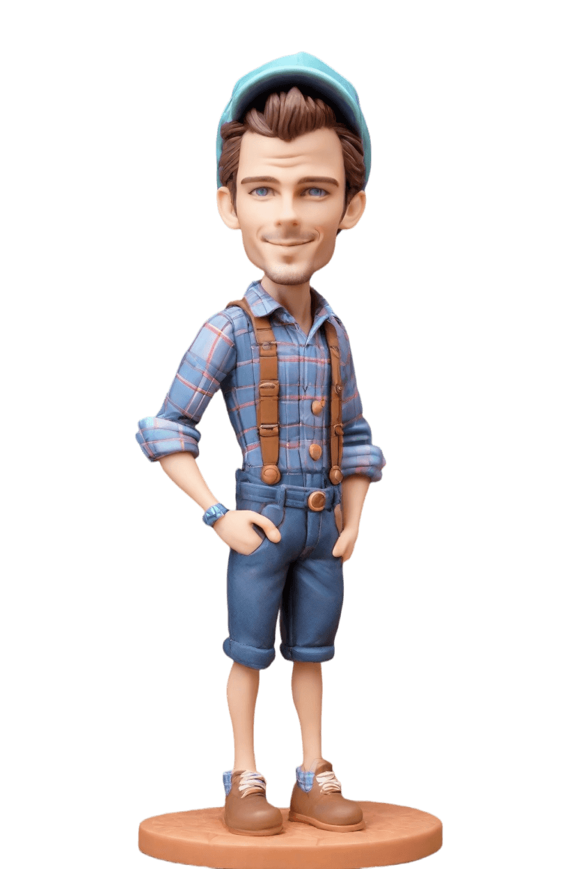 Custom Thanksgiving Cheeky Bobblehead,John Shares His Cheeky Thanksgiving Bobblehead Creation