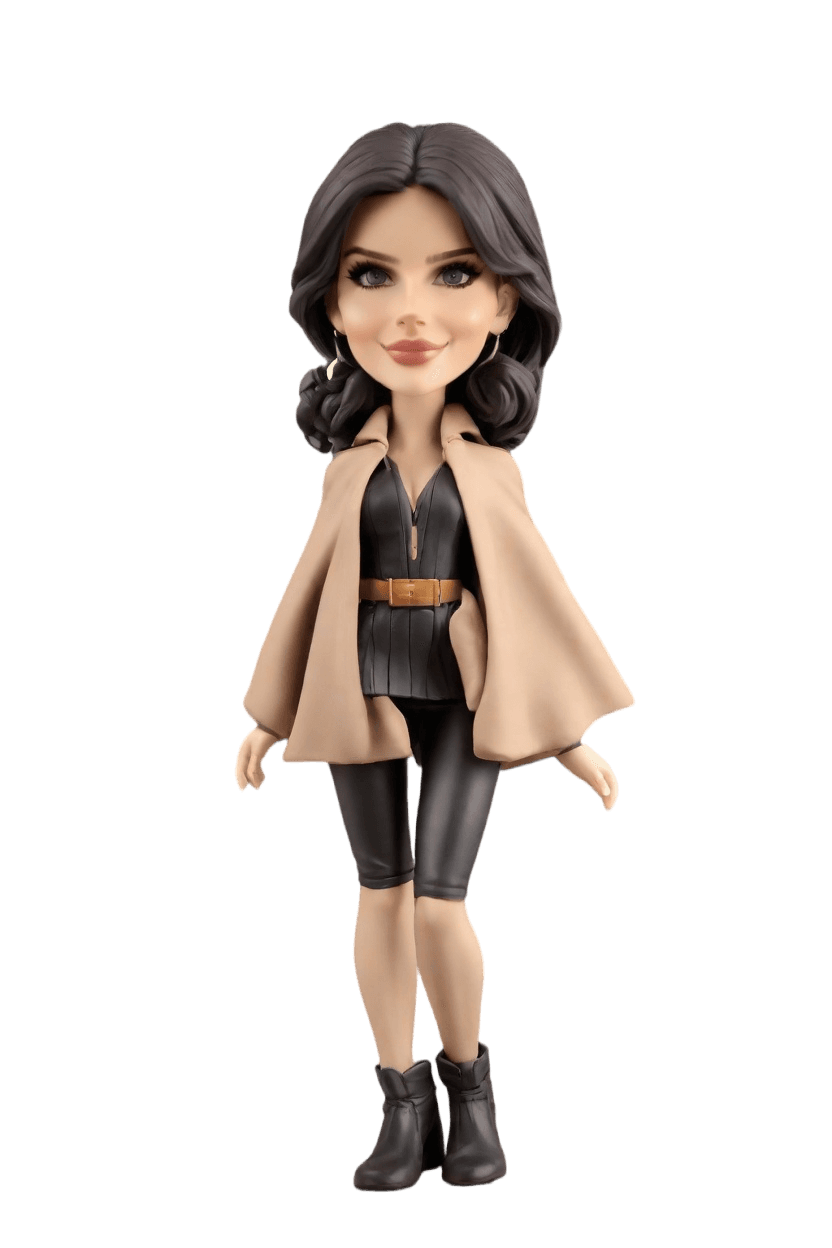 Custom Heroic Female Bobblehead,She's My Hero: Create Your Own Superhero Bobblehead Doll