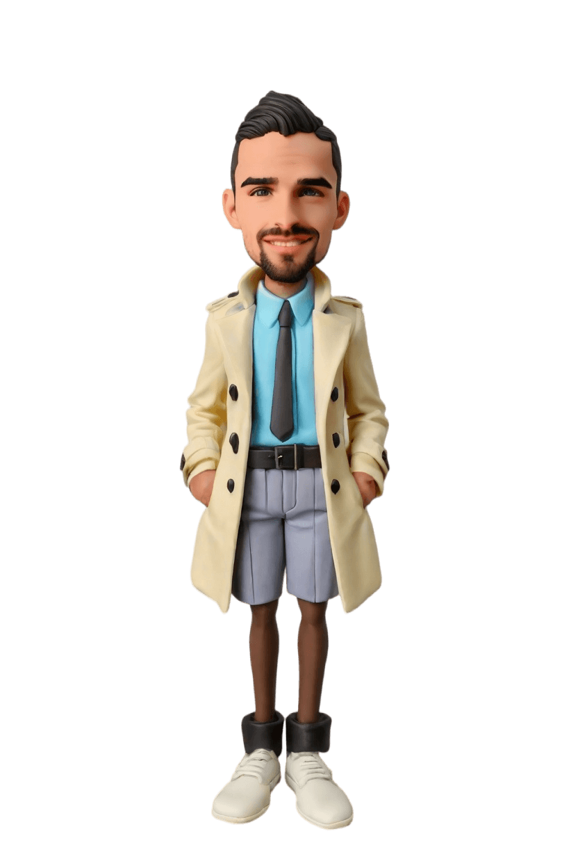 Custom Villainous Swagger Bobblehead,He Made His Own Anime-Inspired Bobblehead!