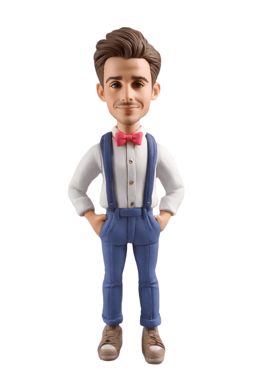 Custom Housewarming Playful Bobblehead,John Shares His Quirky Bobblehead Creation
