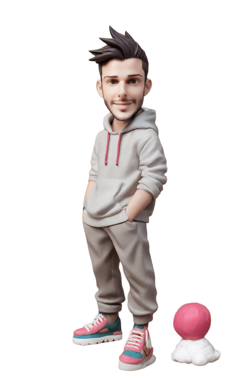 Custom Anime-Inspired Bobblehead,He Made His Own Bobblehead Doll!